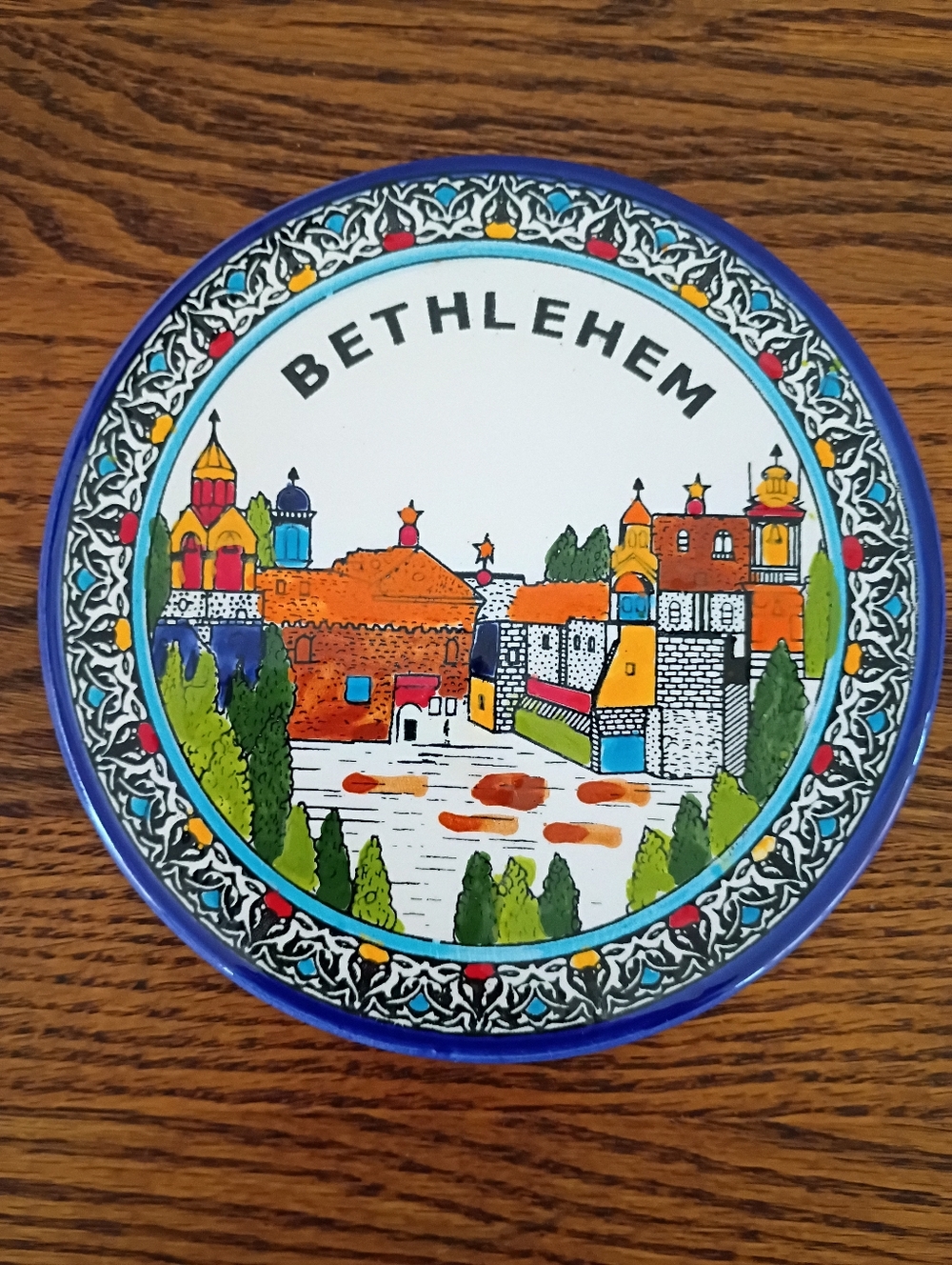 Artisan Bethlehem Plaque Coaster *** Final Price ***